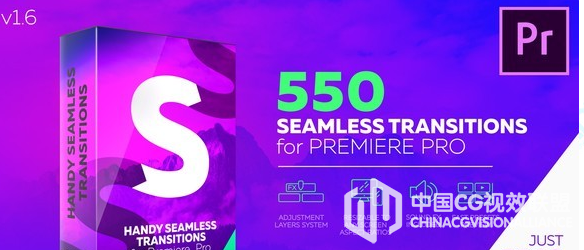550组 Premiere Pro 快速缩放结果转场预设素材包