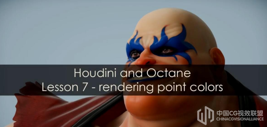  Houdini Octane 皮肤衬着视频教程
