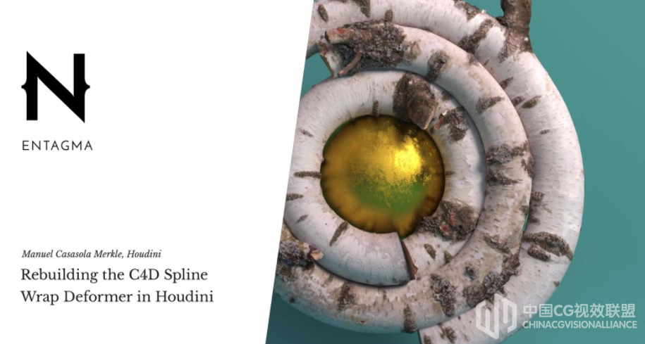 Houdini – 建立C4D样条包裹结果视频教程