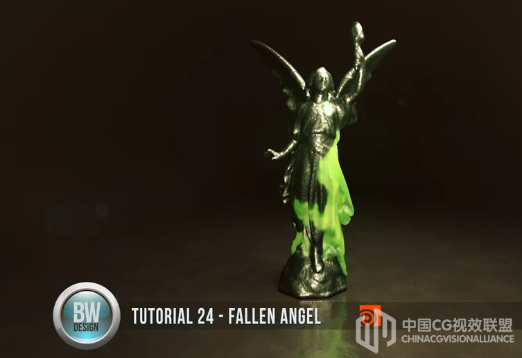 Fallen Angel - 堕落天使溶解特效教程