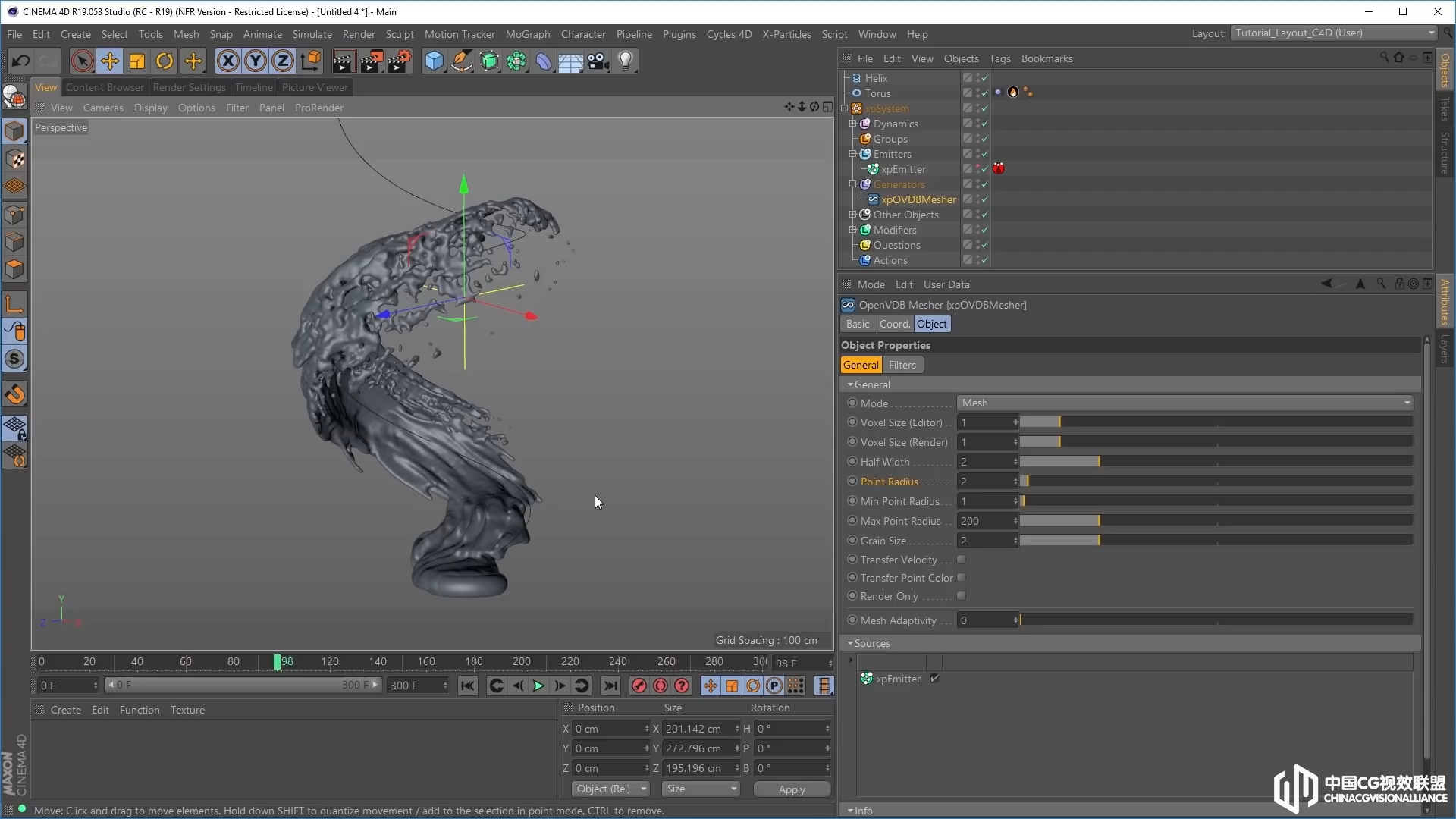 水螺旋-X-Particles - 教程第1部分