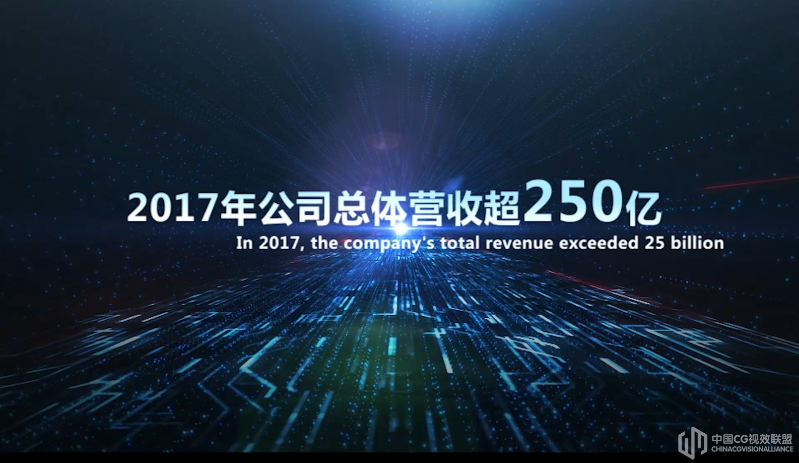 科技笔墨科技企业笔墨题目片花笔墨展现