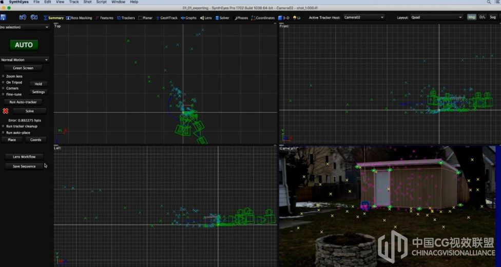 Nuke 3D 摄像机反求分解视频教程
