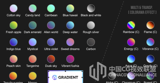 色彩突变快速天生器 AEscripts FXGradient v1.0