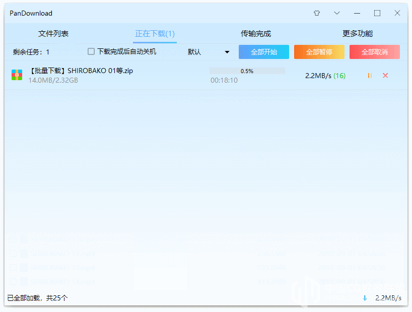 百度网盘下载器 PanDownload v2.0.6