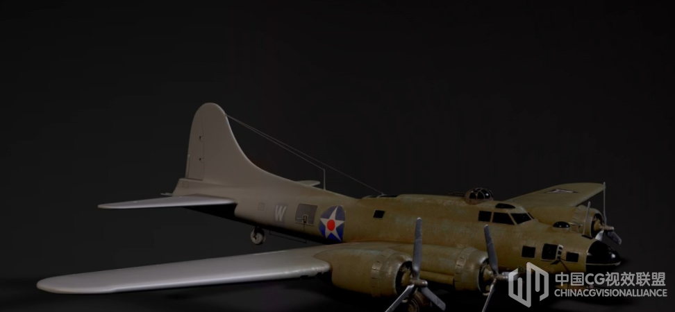 Maya & Substance Painter 飞机贴图绘制视频教程