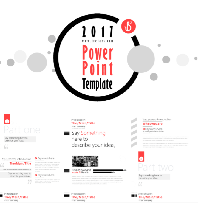 PPT模板|不激进的工作总结PPT：可以放大量笔墨