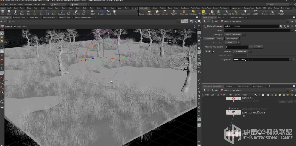 Houdini 迷雾森林场景建造视频教程