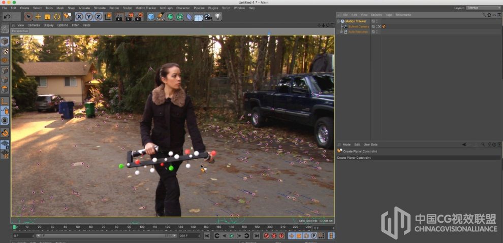 CINEMA 4D 活动追踪模块根本系统讲授视频教程