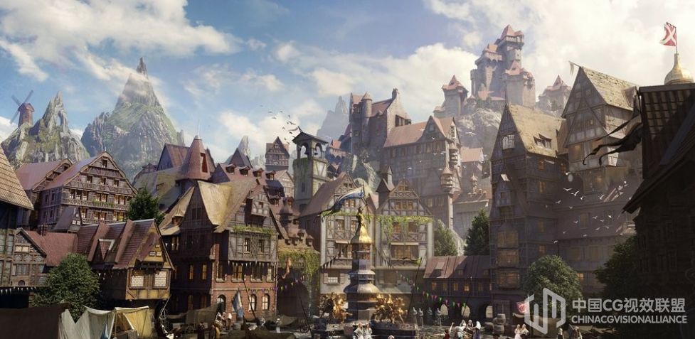童话小镇城堡衡宇修建模子包 - Fairy Tale 