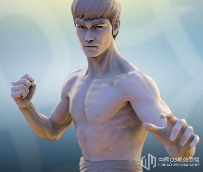 李小龙3D模子多格式 含材质贴图