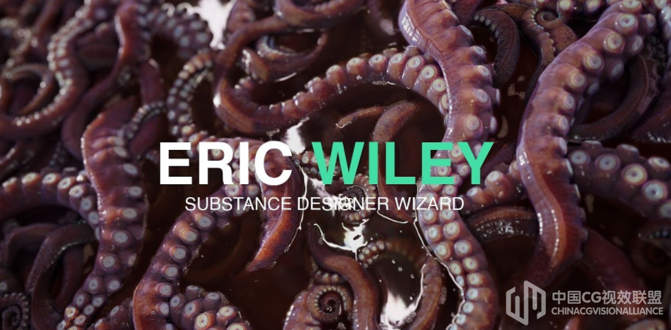 Substance Designer 章鱼触角贴图绘画分解视频教程