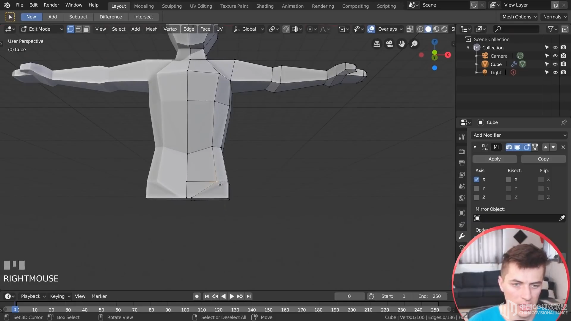 若何在Blender 2.8中建立低聚字符