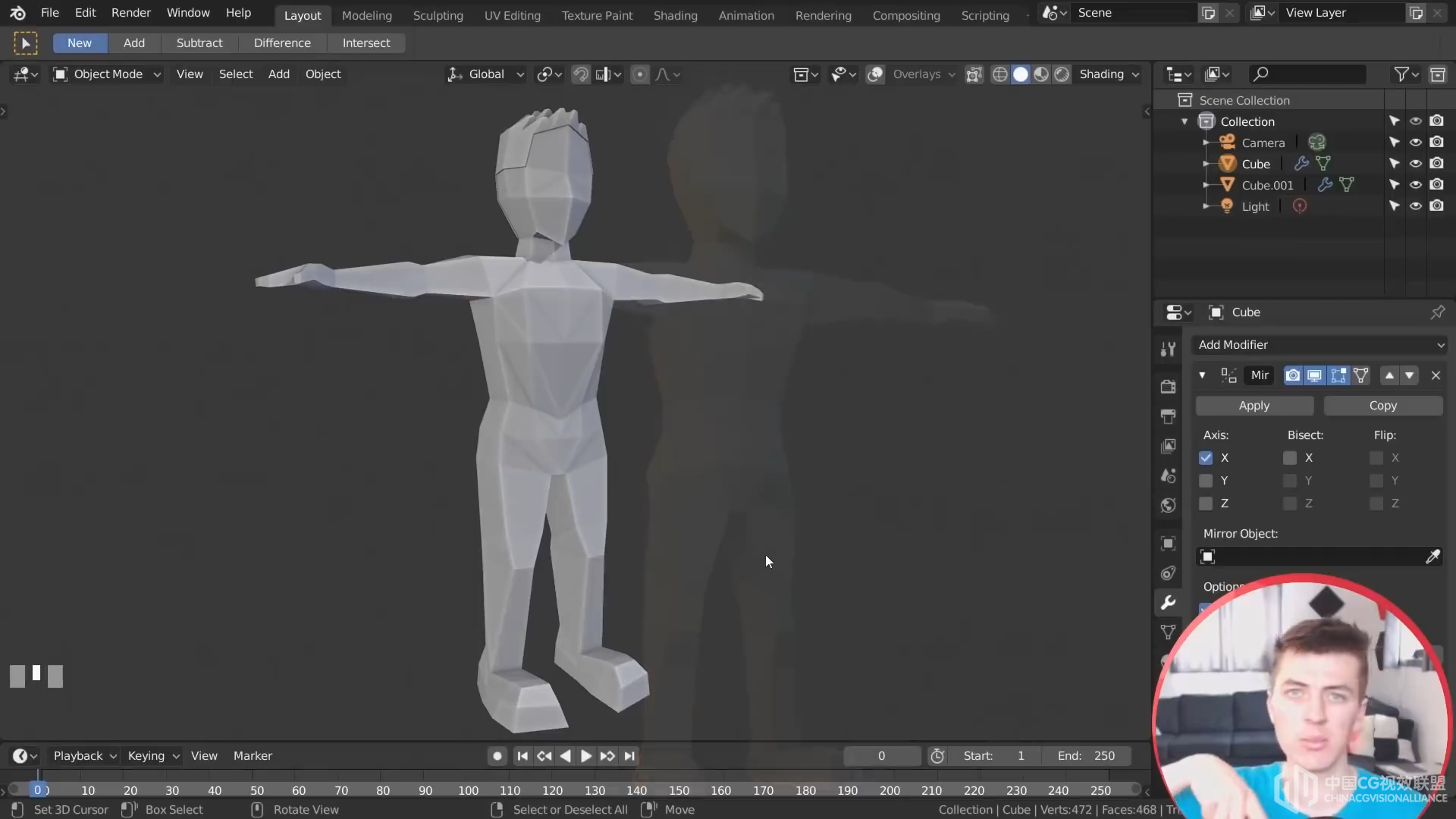 若何在Blender 2.8中建立低聚字符