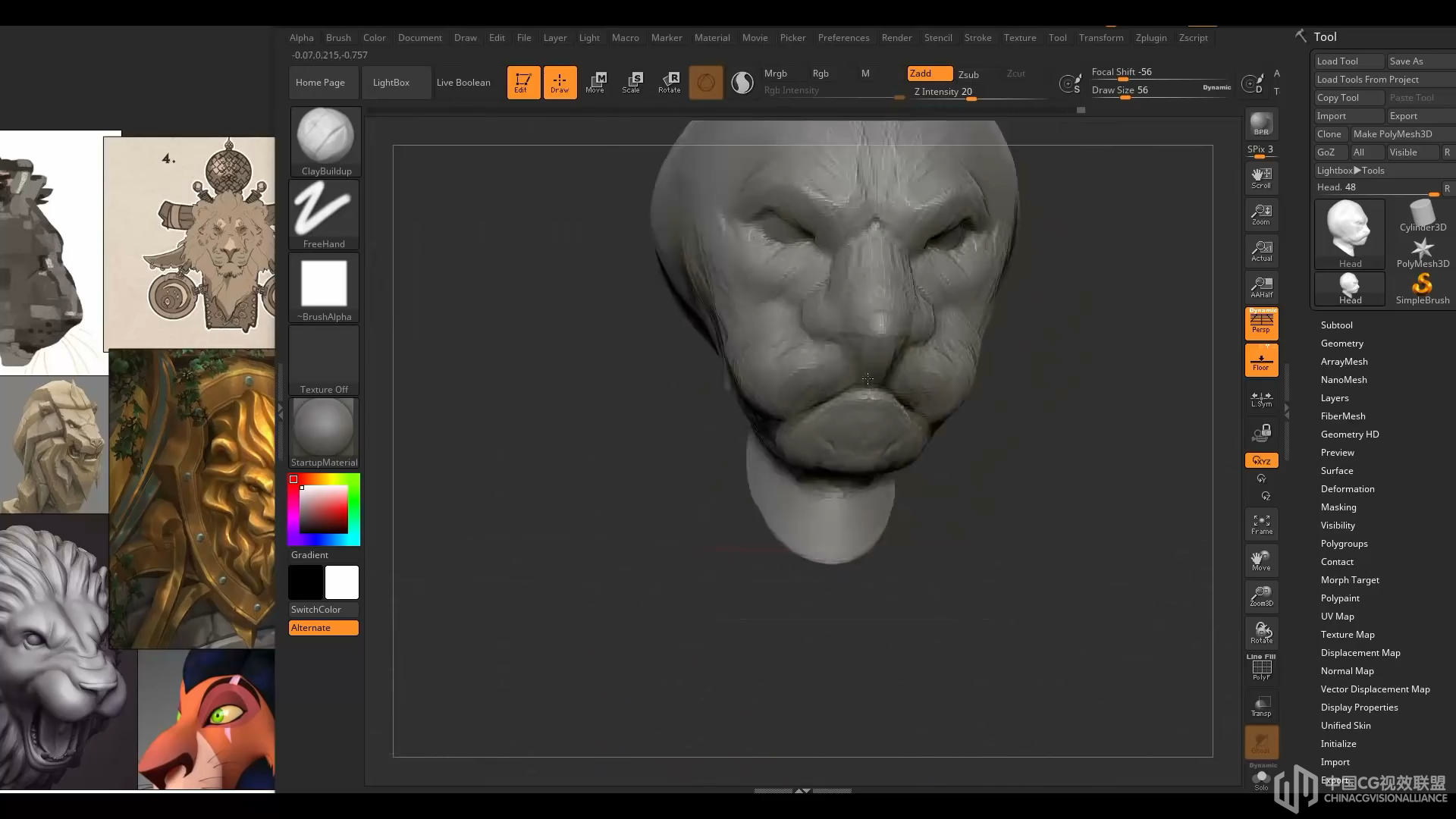 ZBRUSH 2019，MAYA 2019，实体画家-气概化墙面装潢模子