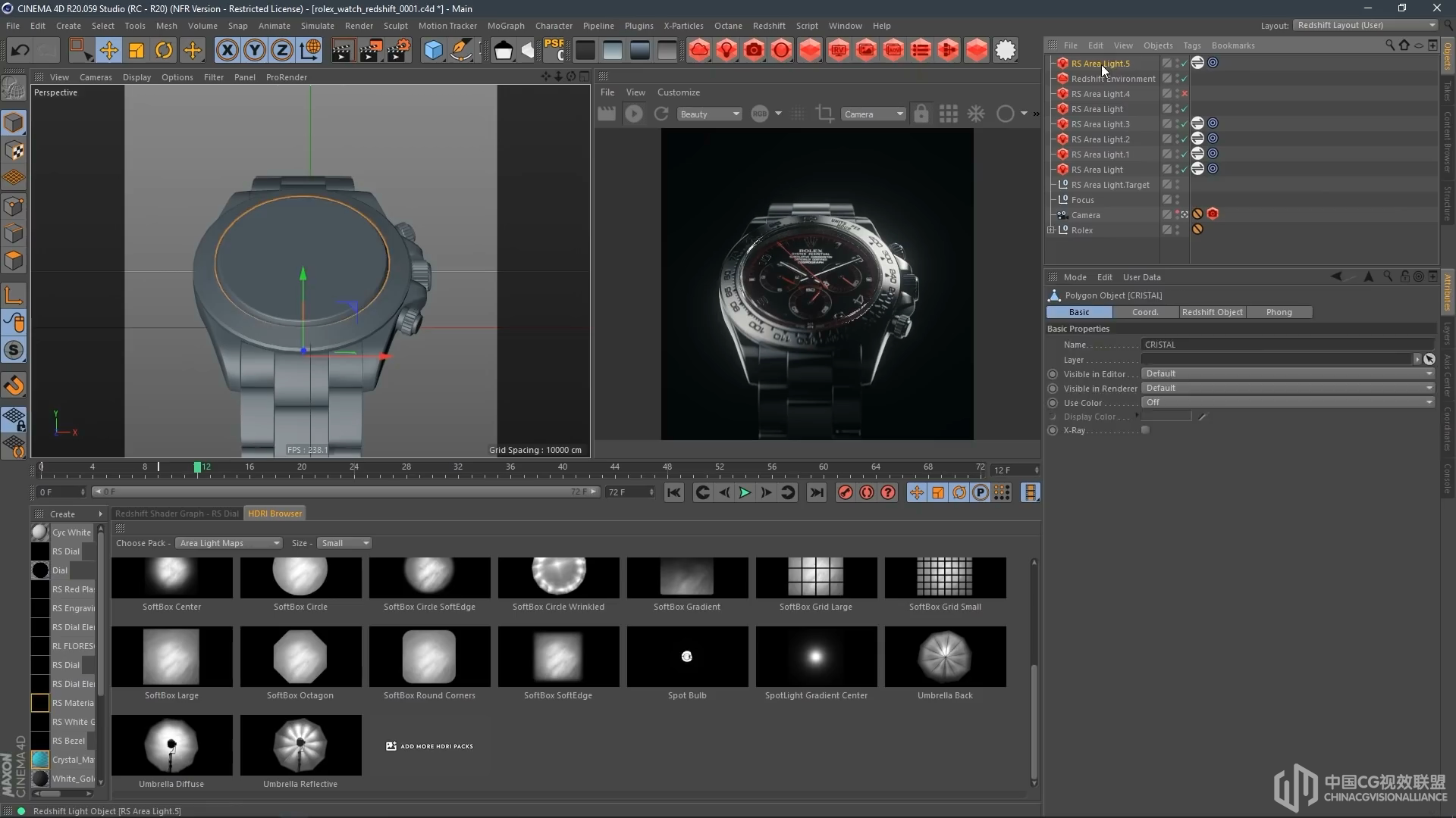 照明3D产物利用地区光图停止衬着，用于HDRI Link | Greyscalegor...