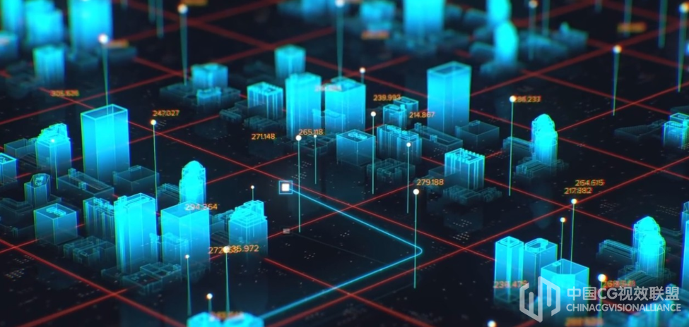 利用CINEMA 4D&After Effects建造全息城市舆图动画视频教程