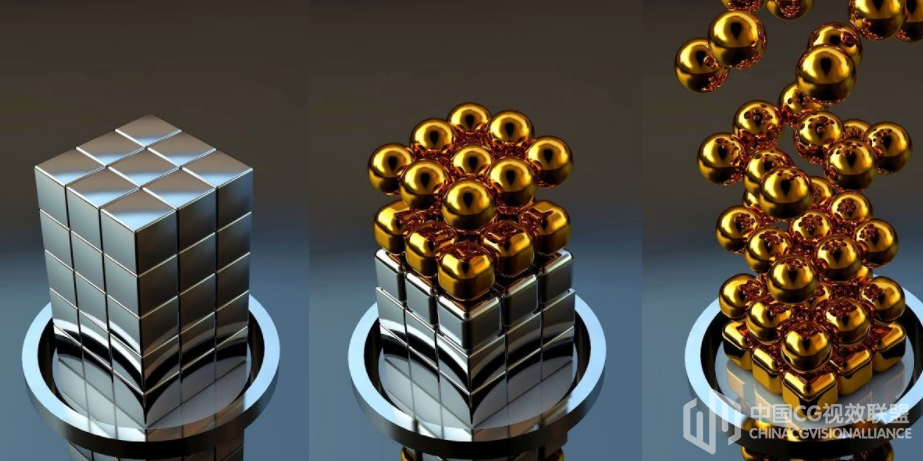 CINEMA 4D 立方体升起 MoGraph 动画建造视频教程