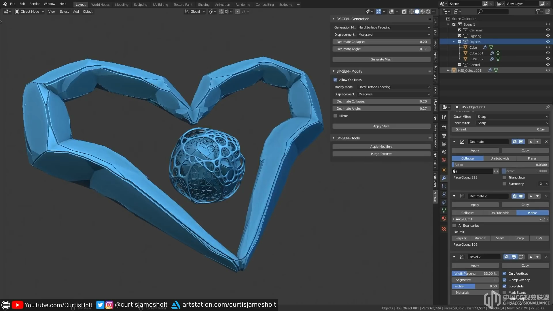 Blender 2.8的免费天生建模插件