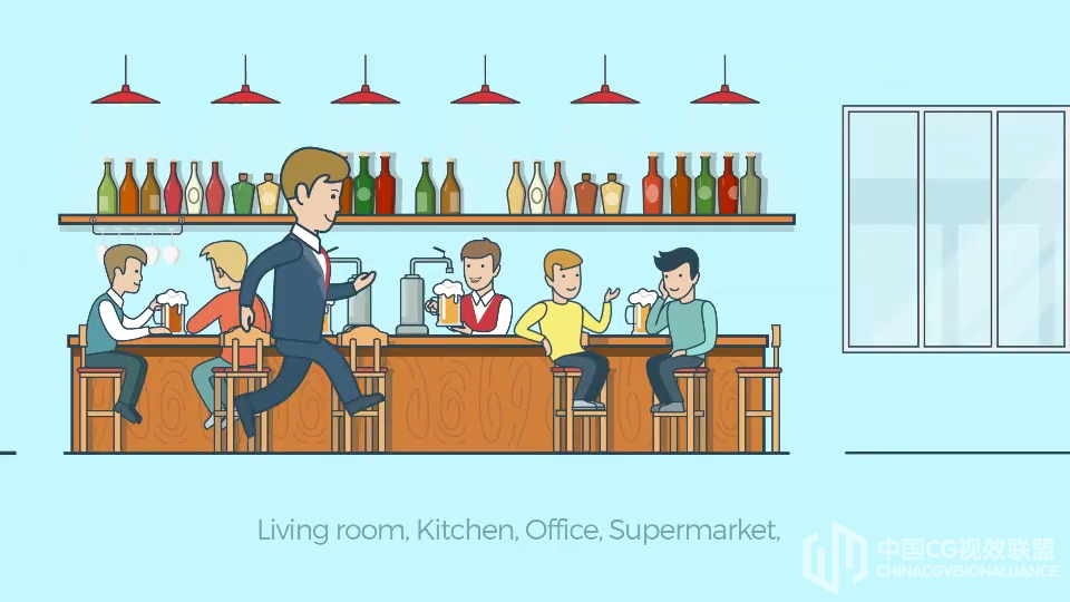 卡通动漫人物角色场景MG动画 ExplainPRO. Explainer Video Flat Linea...